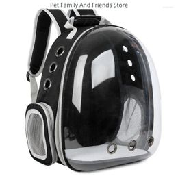 Cat Carriers Customized Pet Bag Out Portable Space Transparent Backpack Breathable Shoulder