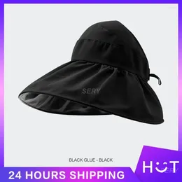 Wide Brim Hats Big Women Sun Hat Elegant Foldable Adjustable Bucket Summer UV Protection UPF 50 Casual Fishing Outdoor Beach