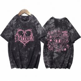 hot Karol G Bichota Double Sided Print T Shirt Hip Hop Tie Dye T Shirt Unisex j5pw#