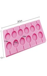 silicone Mould lollipop kid small gift 12 Holes with Sticks DIY KIT 3D Fondant Cake Round Shaped Chocolate BWB111577448955