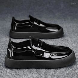 Casual Shoes Loafers For Men Winter Plus Velvet Comfy Male Footwear Moccasin Fashion Slip-on Men's Flats