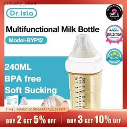 Baby Bottles# Dr. isla Baby Bott PPSU anti colic teeth protection feeding Bott Bacteriostat anti fall care Bott 240ml safe BPA L240327