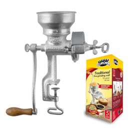 Corona Corn Low Hopper, Granulator, Corn, Rice, Soybeans, Pepper, Chickpeas, Cast Iron Wheat Grinder, Suitable for Household Use