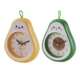 Table Clocks Cartoon Fruit Alarm Clock Kids Decorative Ornaments Children Gift Student