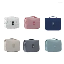 Storage Bags Large Travel Toiletry Bag With Hook Trendy And Convenient Waterproof Multiple Compartments