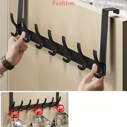 Hooks Over The Door Keys 6 Hanger Wall Mounted Coat Rack For Hanging Clothes Hat Towel Wall-mounted Wa