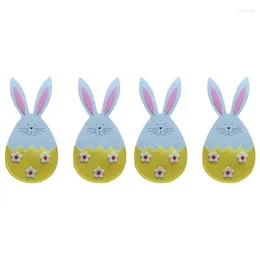 Party Decoration Easter Felt Cutlery Holder Utensil Holders Pouch Bags Sleeve For Table Durable