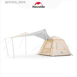 Tält och skydd NatureHike New Ango Camping Snabböppning Automatisk tält utomhus tält och tak integrerad bärbar solskyddsläger Tent24327