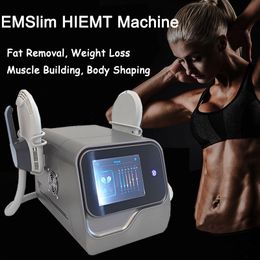 HIEMT Abs Training EMS Slimming Machine Electromagnetic Muscle Stimulator EMSlim With RF Machine Fat Burning Butt Lift Body Contouring Equipment