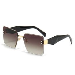 Mens designer sunglasses designer sunglasses womans 2023 luxury sunglasses Vintage Gradient Female UV400 with box p3018