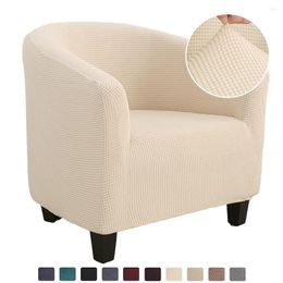 Chair Covers Solid Colour Casual Sofa Cover Stretch Armchair Bathtub Sofas For Living Room Home Cushions