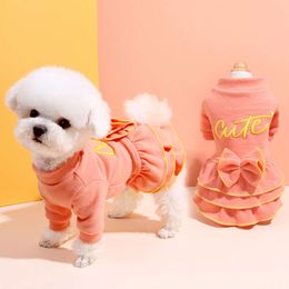 Cosy Veet Pet Dress Small Medium Dogs - Perfect for Autumn and Winter Comfort