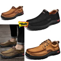 2024 Positive Resistant Mens shoes loafers casual leather shoes hiking shoes a variety of options designer sneakers trainers GAI