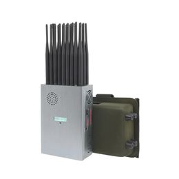 Portable 27 antennas Signal Interference Shields GPS Wi-Fi2.4G Wi-Fi5G Bluetooth LOJACK VHF/UHF LORA RC315mhz 433mhz 868mhz GSM DCS CDMA 2G 3G 4G 5G Signal Jamm er