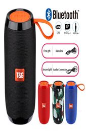 TG106 Bluetooth Outdoor Speaker Portable Wireless Column Loudspeaker Box Soundbar Mp3 Players Sports Music Play TG Series Speakers3659966
