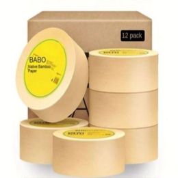 BABO Large Roll Paper Bamboo Fibre 0 Bleached Commercial Toilet Paper 600g/roll 12 Rolls/Box Minimum Order Per Box