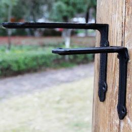 Hooks Vintage Rural Furniture Home Decoration Cast Iron Hook Shelf