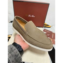 Loro Piano Pattern Mens top-quality Leather 2023 Dress Lychee Shoes British Buckles Designer Loafers Luxury Women Flats Walk Shoe