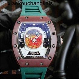 RichasMiers Watch Ys Top Clone Factory Watch Carbon Fiber Automatic Rm52-05 Trend sapphire6FC2