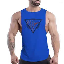 Men's Tank Tops Crew Neck Sports Basketball Sleeveless Fitness Vest 2024 Summer Stylish Casual And Comfortable Minimalist Top