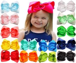 15PCS 8Inch Grosgrain Ribbon Bows Alligator Hair Clips Girls Large Big Hair Bows Clips Hair Accessories for Teens Kids Toddlers LJ8532676