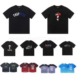 2024 Yeni Trapstar Erkek Tişört 22 Stiller Trapstars Dış Mekan Günlük Erkek T Shirt Marka Tasarımcı Gömlek AAA Kaliteli Gömlek Tee Fashion Street Gömlek Man Üstleri E-XL