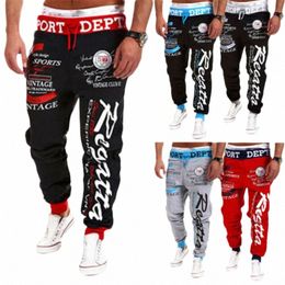 Sonbahar Kış Men Sport Pants LG Pantolon 2020 Yeni Fi Polyester Trailsuit Fitn Egzersiz Joggers Spor Sweetpants Giysileri H4yo#