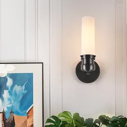 Wall Lamp Nordic All-copper Bauhaus TV Set Sofa Background Bedroom Bedside Hallway