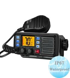 Walkie Talkie 25W High Power RS507 VHF Marine Band Mobile Boat Radio Waterproof 2 Way Transceiver3458928