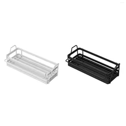 Kitchen Storage Sink Sponge Holder With Removable Drain Tray Countertop Soap Dish Rack