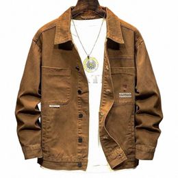 patchwork Denim Jacket Men Jean Jacket Streetwear Hip Hop Loose Coats Men Clothing Spring Autumn Oversized Outerwear Korean Tops l3A1#