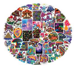 50 PCS Mixed Graffiti skateboard Stickers Colourful mushroom For Car Laptop Fridge Helmet Pad Bicycle Bike Motorcycle PS4 book Guit7780360