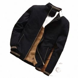 fleece Bomber Men winter Jacket Men Cargo Fi Casual Windbreaker Jacket Coat New Hot Outwear m Slim Military Jacket Mens e5hq#