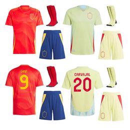 SpanienS Fußballtrikots Euro 24 Cup Ansu Fati PEDRI LAMINE YAMAL PINO MERINO RODRIGO SERGIO M.ASENSIO FERRAN 2024 Männer Kinder Kit Set HERMOSO REDONDO Fußball-Top-Shirt