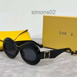 Designer Lowee Loweve Sunglasses Cycle Luxury Fashion Sports Polarise Sunglass Mens Womans Baseball Driving Beach Travel Festival Black Round Sun Glasses