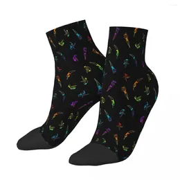 Men's Socks Colorful Divers Diving Ankle Male Mens Women Summer Stockings Printed