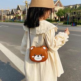 Waist Bags 1pc Girls PU Crossbody Bag Adorable Cartoon Animal Styled Shoulder For Shopping D88