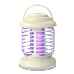 Powerful mosquito killer lamp USB Rechargeable Electric shock mosquito killing lamps Purple Light trapping Lantern Lights for Outdoor Hiking Camping