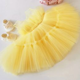 Summer Ceremony 1 Year Birthday Dress For Baby Girl Clothes Baptism Princess Tutu Dress Girls Dresses Party Lace Gown 0-5Y 240322