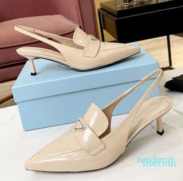 dress shoe buckle decoration high quality patent leather kitten heels designer shoes