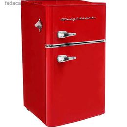 Refrigerators Freezers Frigidaire EFR840 retro mini refrigerator with freezer and side bottle opener - small 2-door refrigerator for office bars Q240326