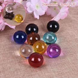 Decorative Figurines Cute Crystal Ball Natural Magic Healing Sphere Quartz Balls Decor