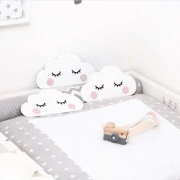 new 2024 Decorative Rabbit Clouds Wall Stickers Children Kids Baby Bedroom Wall Sticker Home Decoration Wall Stickers Wooden-Plastic1. for