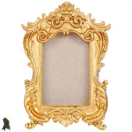 Frames Po Frame Portrait Holder Vintage Pictures Display Stand Displaying Ornament Resin Desktop European Style