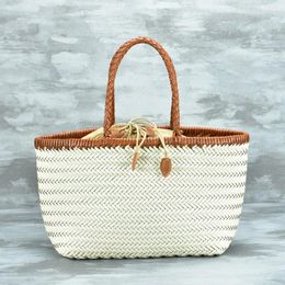 Evening Bags Designer Genuine Leather Woven Shoulder Bag Women Weaving Casual Shopping Vintage Tote Purse Cowhide Cross