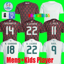 MeXiCO Soccer Jerseys CHICHARITO 2024 2025 National Team Football Shirt Men Kids Kit 24/25 Home Away Camisetas Copa America Maillot Mexique 1985 Retro GIMENEZ LOZANO