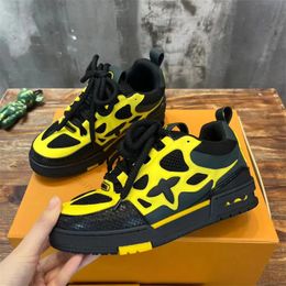 Skate Sneakers Designer Casual shoes men women fashion shoes Mesh Abloh Sneaker Platform Virgil Maxi Lace-up Runner Trainer Shoes outdoor shoes Size 36-45 n1