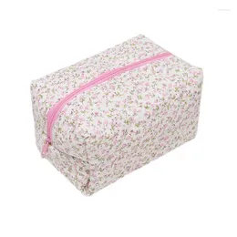 Storage Bags Cosmetic Travel Bag Portable Soft Cotton Makeup Tool Pouch Supplies Organizer Work Vacations Hanging