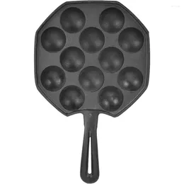 Cookware Sets Frying Pan 12 Hole Egg Puff Non Stick Cast Iron Ball Pancake Cake For Household Kitchen