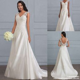 Women's Place Sliding Backless Wedding Dress 745880